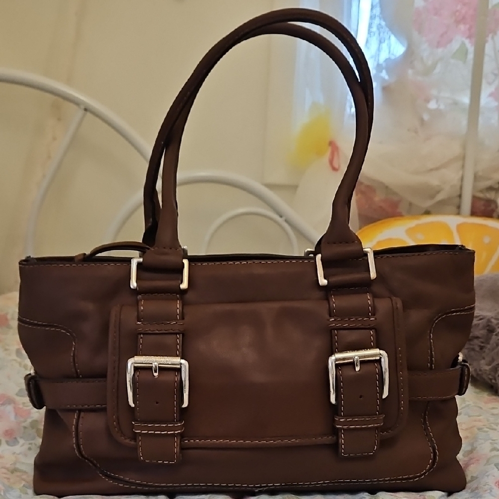 Michael Michael Kors Refurbished Brown Leather Satchel